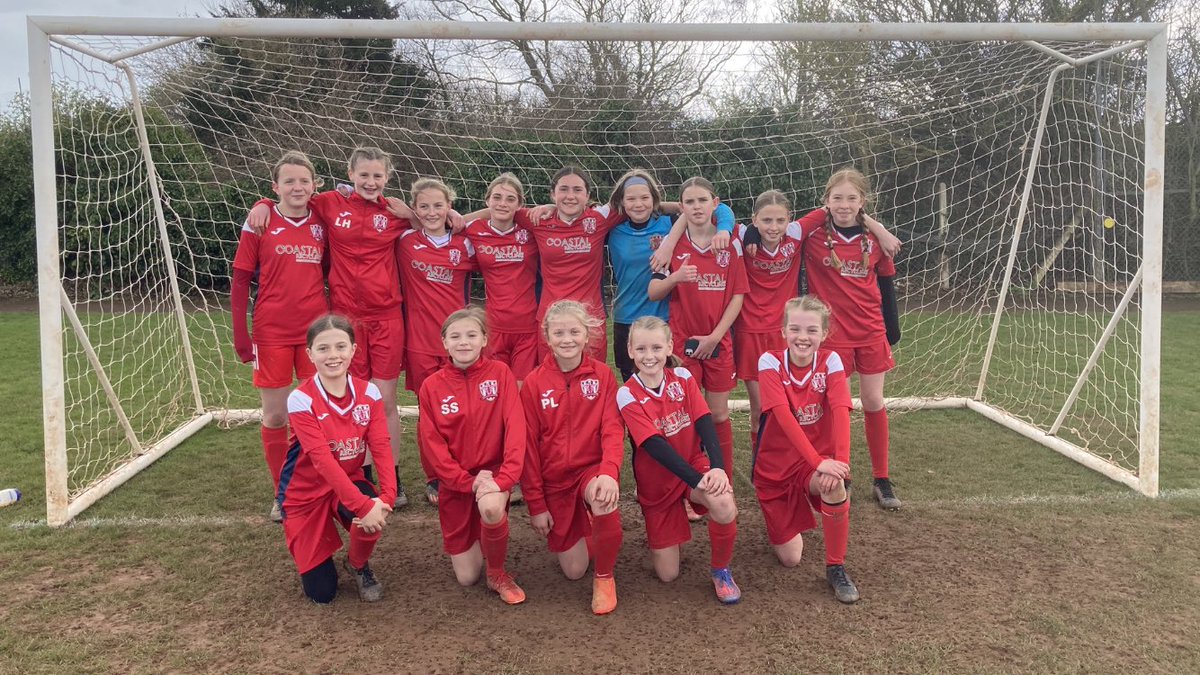 Congratulations to our U12s who secured the Devon Girls League title this morning! 🏆 An amazing season in a hugely competitive and enjoyable league. Unbelievable effort all season! #GirlsFootball #champion  #ExmouthUnited