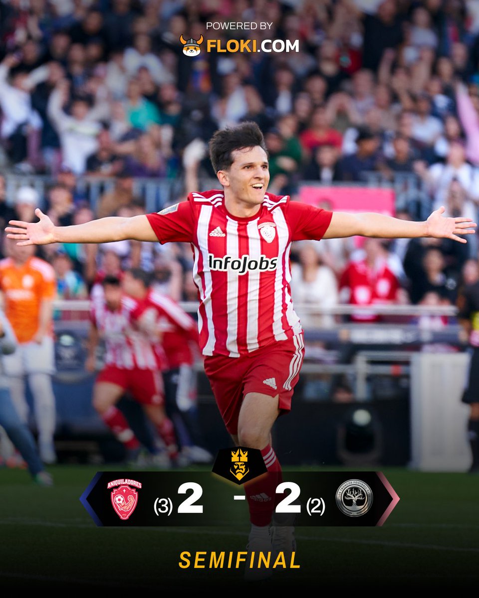 💪 <a href="/AniquiladoresFC/">Aniquiladores FC 💪</a> 2 (3) - (2) 2 <a href="/LosTroncosFC_/">Los Troncos FC</a> 🪵
 
#KingsLeagueF4 #InfoJobs