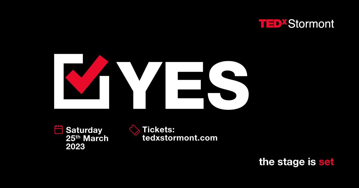 Thought-provoking and inspiring day <a href="/TEDxStormont/">TEDxStormont</a> yesterday! Huge thanks to all those who shared their story and the power of #yes thank you to <a href="/SmartsAgency/">Smarts</a> for inviting me <a href="/lstrutt/">Lisa Strutt</a>  <a href="/TheMusicBoxNI/">PeterCorryProduction</a> were incredible 🙌