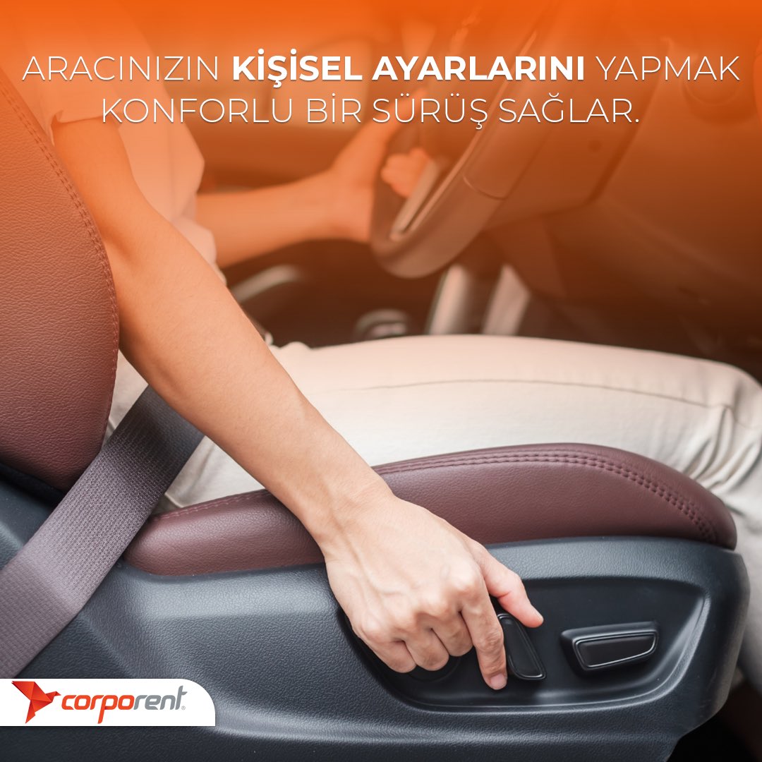 Kiraladığınız aracı teslim aldıktan sonra tüm kişisel ayarlamalarınızı yapmadan yola çıkmayın.