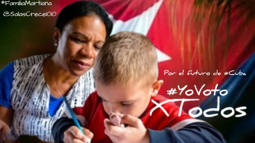 Con el #VotoUnido estamos asegurando el futuro de la Patria.
#Cuba #YoVotoXTodos