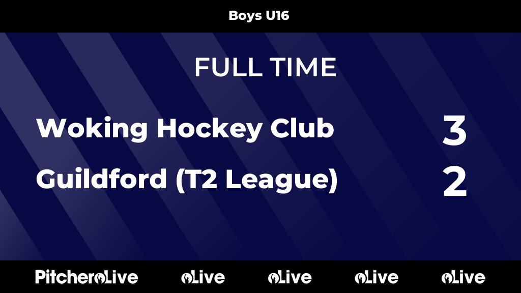 WokingHC's tweet photo. FULL TIME: Woking Hockey Club 3 - 2 Guildford (T2 League)
#WOKGUI #Pitchero
https://t.co/TnWjP8Vnlh https://t.co/CczNyNQJph
