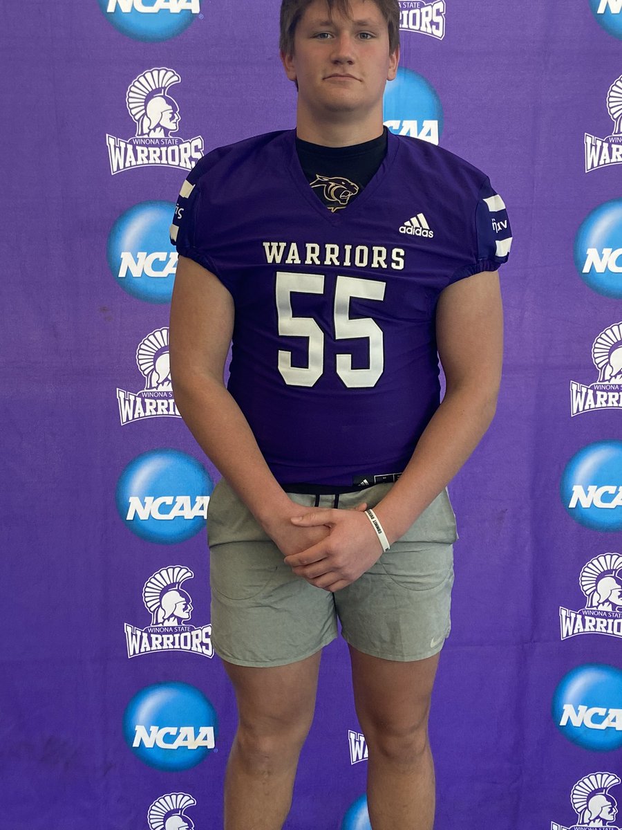 KlusmannNate's tweet photo. Thank you @IsaacFruechte14 @Coach_Bergy @TrevorOlson62 and @WinonaStateFB_  for the amazing junior day! It was great to get on campus and learn about the culture of the program. https://t.co/9oK81thDQe
