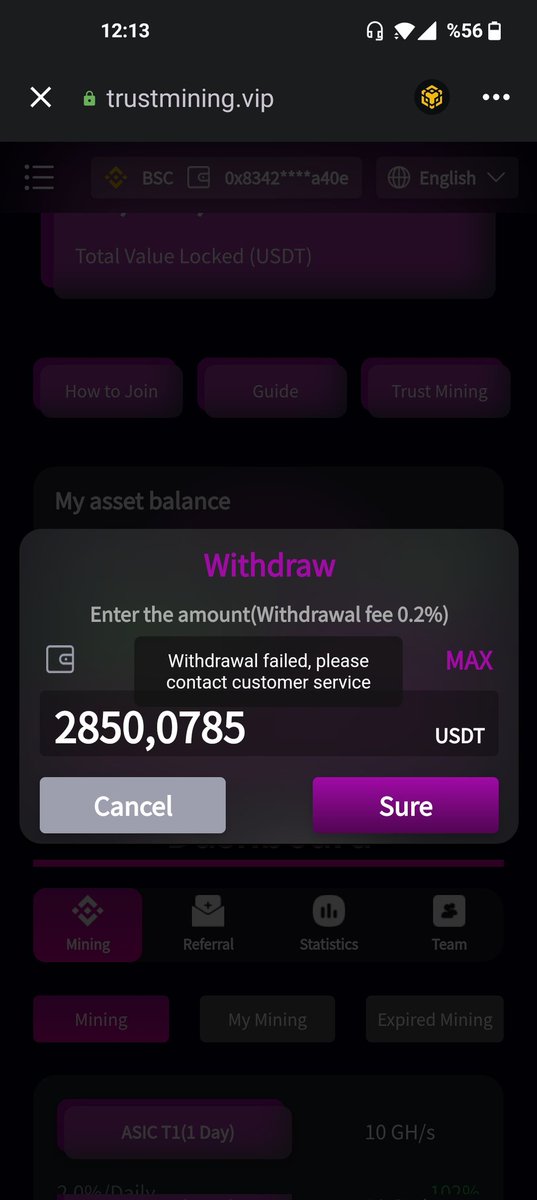 MertIk25864894's tweet photo. #TrustCloudMining #trustmining #TrustWallet #scammer #CloudMining @trust_mining8 Now they started to threaten us. You cannot silence us. Do not trust these scammers. https://t.co/sLWgNdQLsF