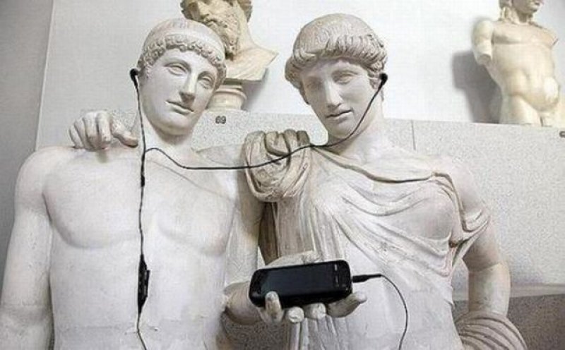 I bet they're listening to 'Pompeii' by Bastille, remembering the good old days