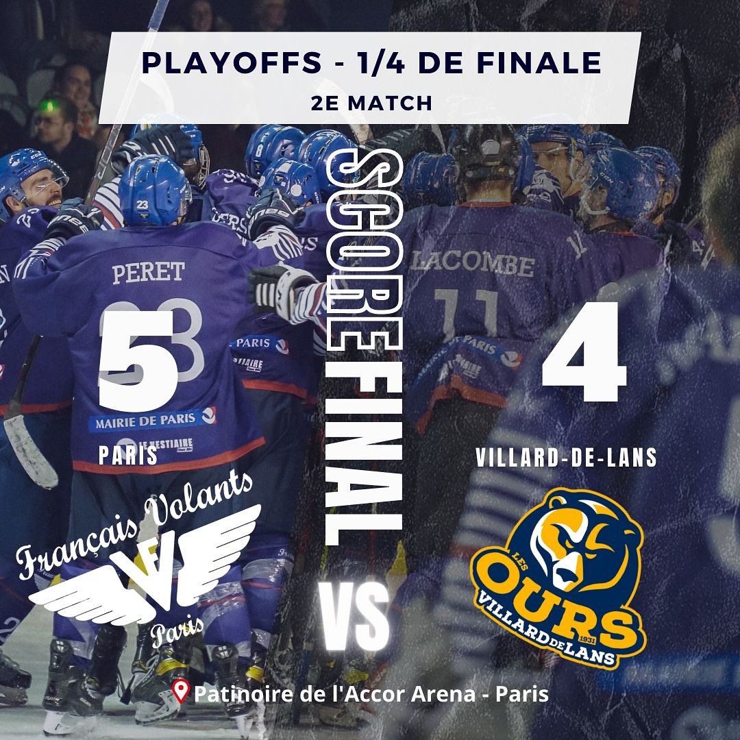 𝐃𝐈𝐑𝐄𝐂𝐓𝐈𝐎𝐍 𝐋𝐄𝐒 𝐃𝐄𝐌𝐈-𝐅𝐈𝐍𝐀𝐋𝐄𝐒 !!

Les Volants se qualifient pour les demi-finales! Prochain match à domicile le samedi 1er avril face aux Comètes de Meudon !! 

Venez nombreux ! #AllezlesVolants