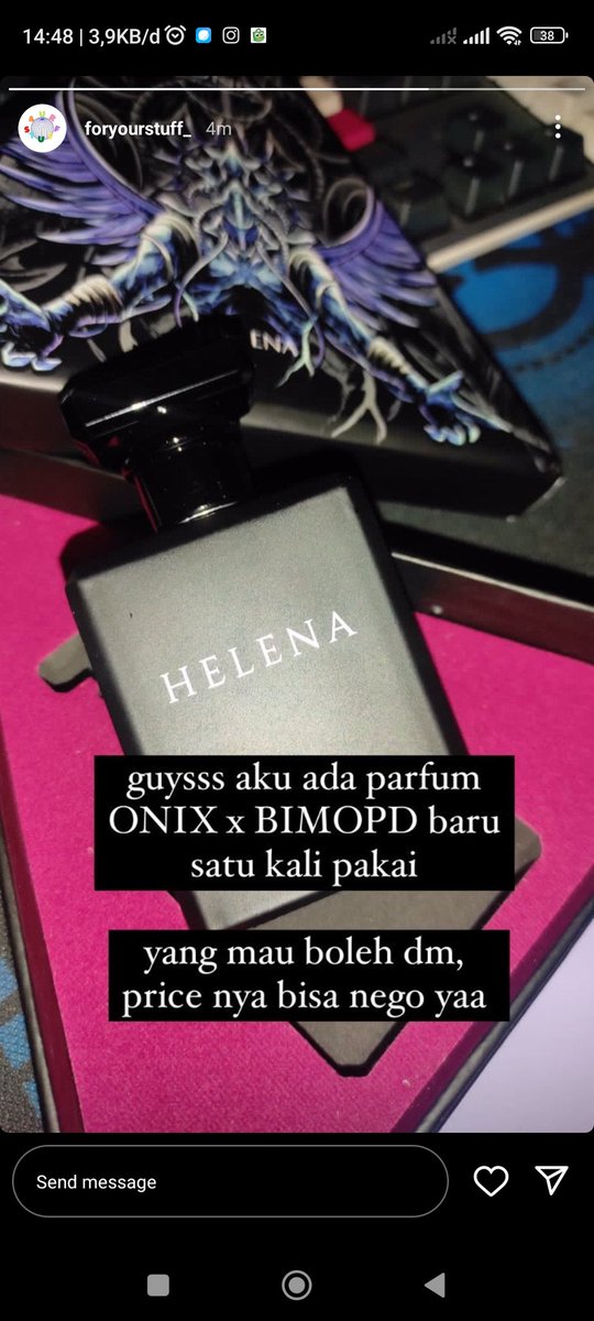 nnatanaelnicko's tweet photo. @hrdbacot kali aja ada yang minta eheh #lapakcot https://t.co/PR0i9B5wfY