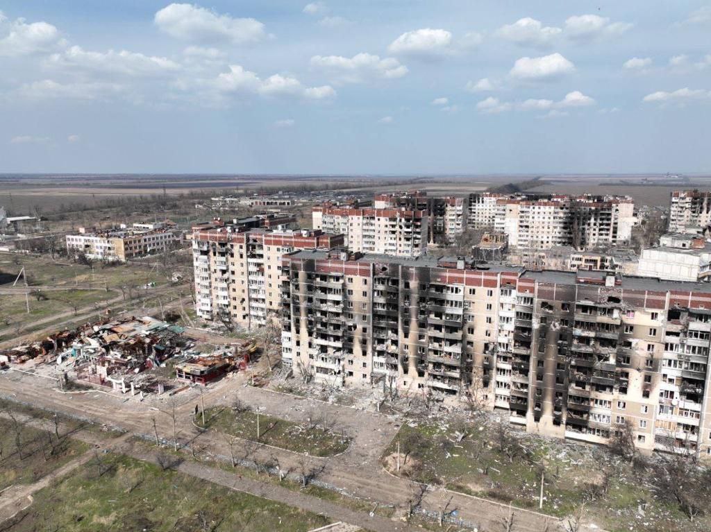 The city of Vuhledar in Ukraine's Donbas, which Russians have been attacking for months 📷via Pavlo Kyrylenko, head of Donetsk Oblast