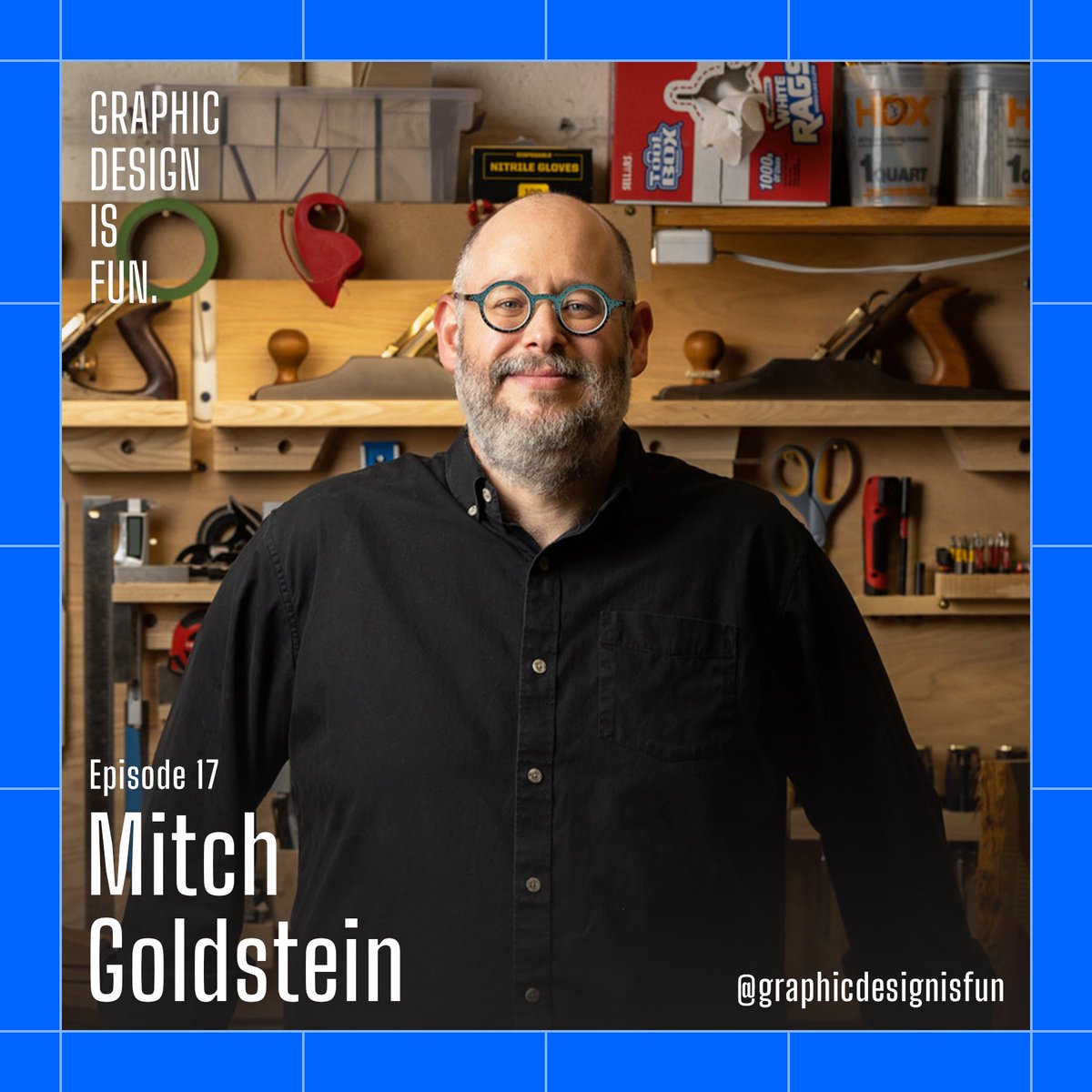 danalanstudio's tweet photo. Had so much fun chatting with @mgoldst for the podcast. Mitch is a designer and educator, and recently published his first book How to Be a Design Student (and How to Teach Them). Give it a listen wherever you get your podcasts! 🎧 https://t.co/BRs7VfH4oK