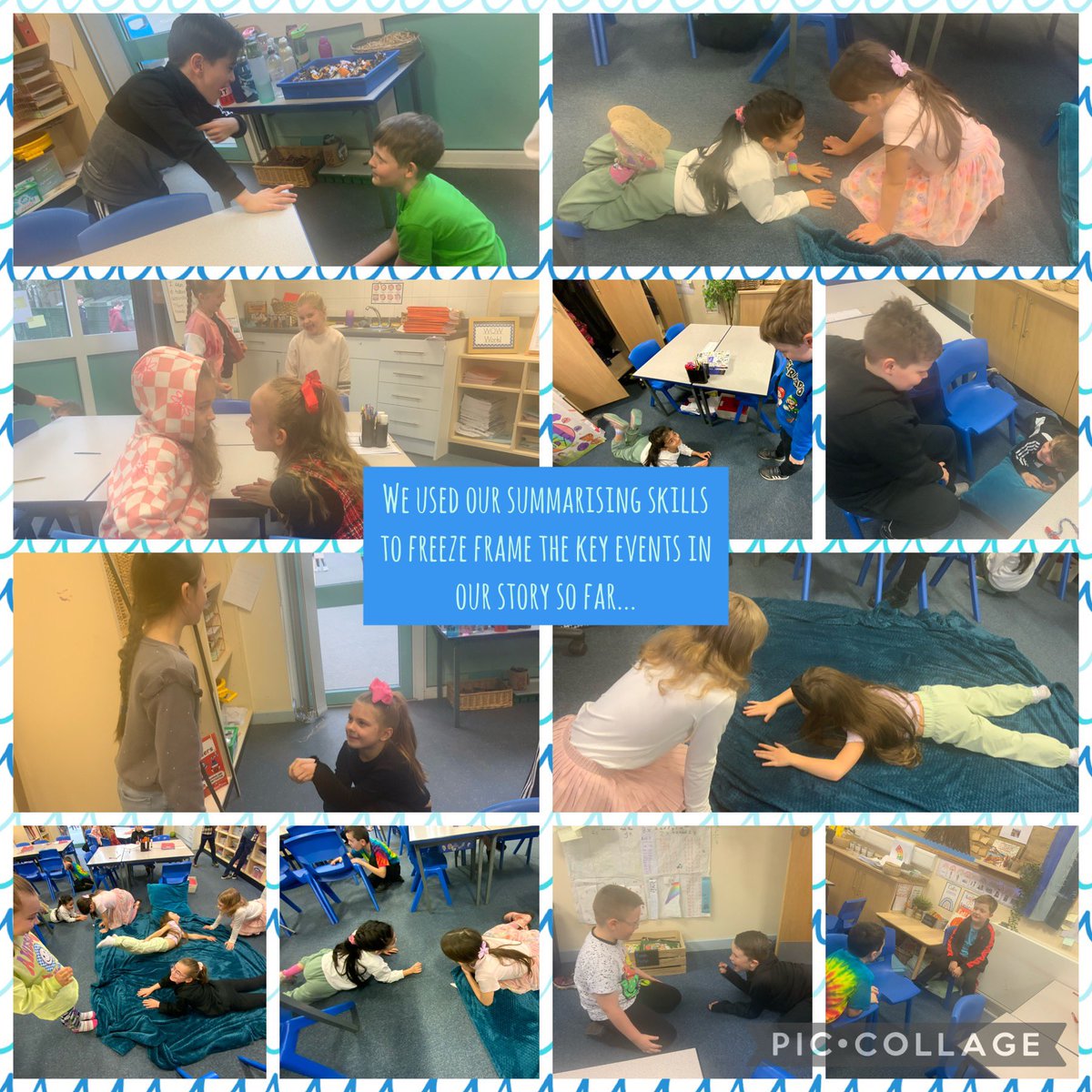 FPS_3_BiscuitB's tweet photo. After reading our guided reading text, we made freeze frames to show key events in our story. #fpsreading https://t.co/PHaLabzD9F