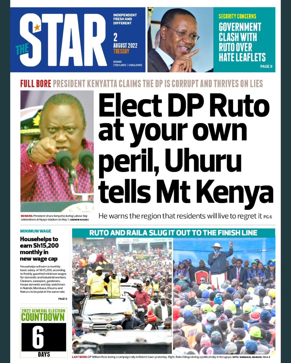 Majority of Kenyans wish they had listened to President Uhuru Kenyatta