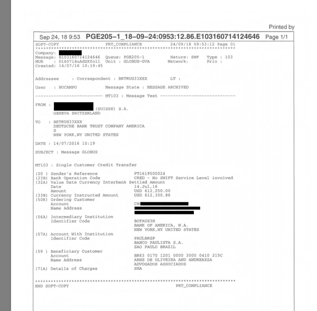 ThiagoResiste's tweet photo. DOCUMENTO-BOMBA de Tacla Duran, que mostra que pagou US$ 613 mil a advogado sócio do padrinho de casamento de Moro.

Segundo Tacla, a Lava Jato pediu propina de US$ 5 MILHÕES que seria paga por meio de honorários ao advogado.

O DEPOIMENTO DELE É AMANHA!! Vai ter a mesma cobertura da armação do Moro?