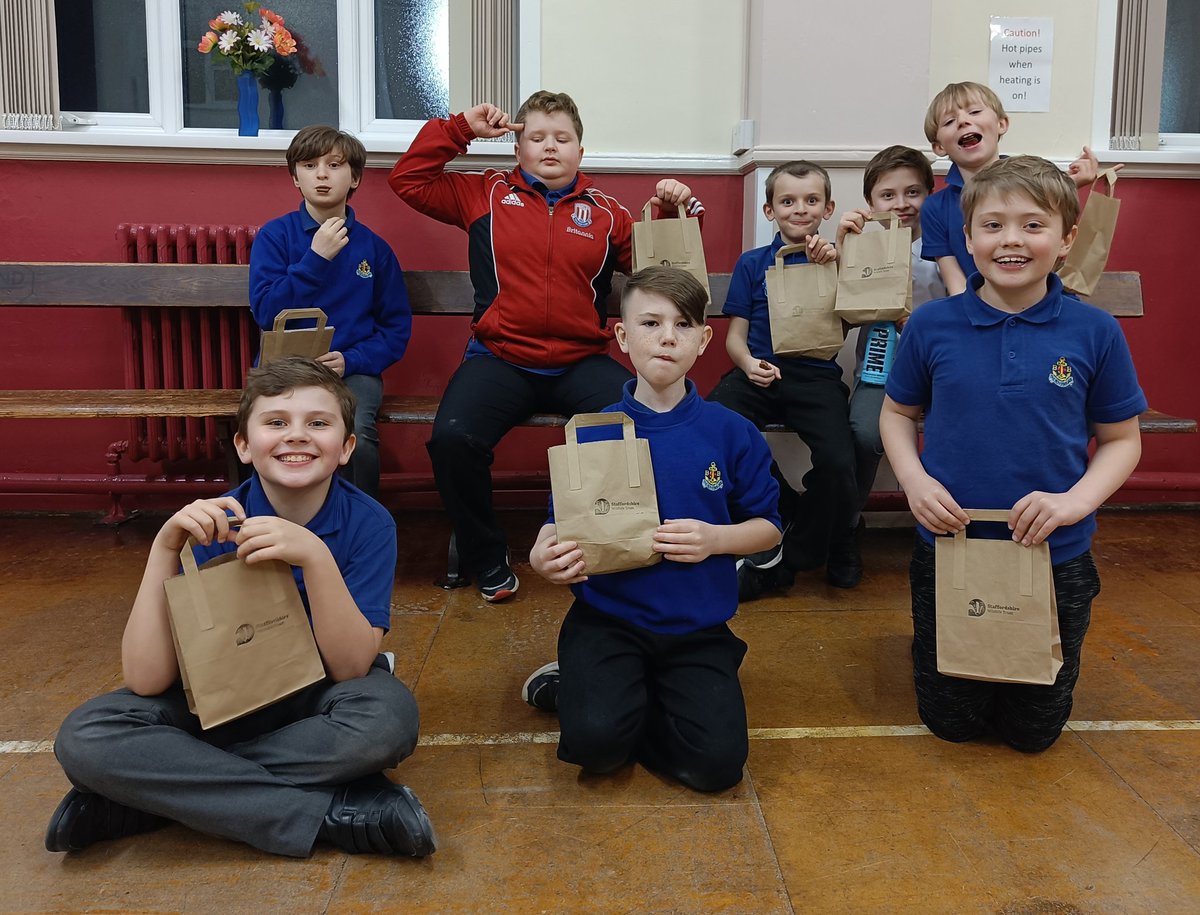 The Junior Section at the 8th North Staffordshire company receiving their Staffordshire wildlife trust bags. Filled with a grow your own seed pack, national trust scratch card and other learning materials. 
#theboysbrigade