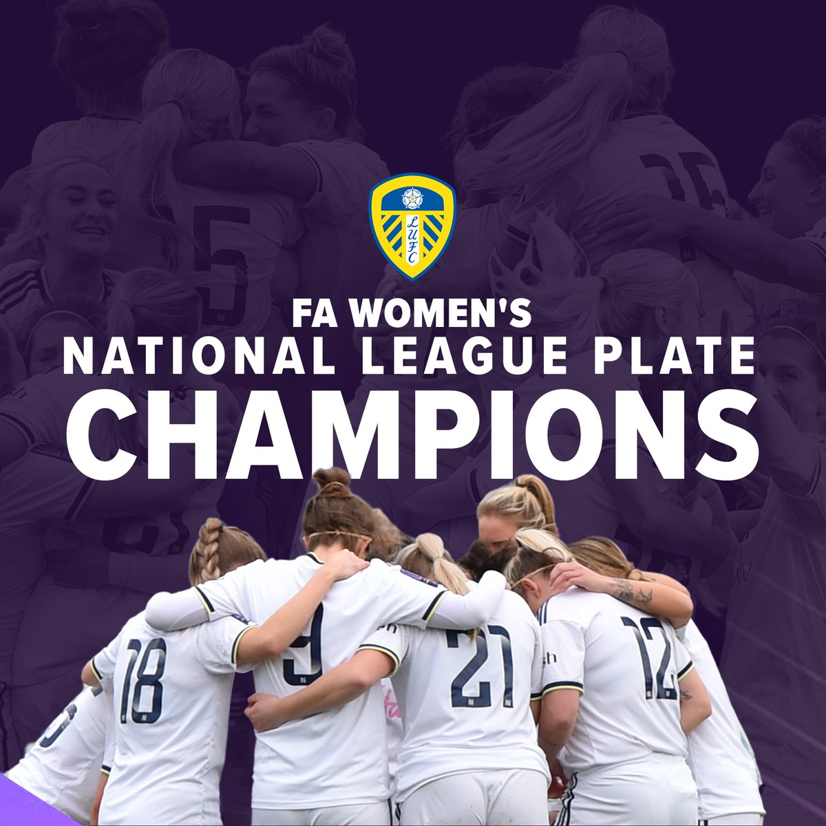 LUFC's tweet photo. 🏆 2022/23 @FAWNL Plate Champions https://t.co/gx4iikKpRp