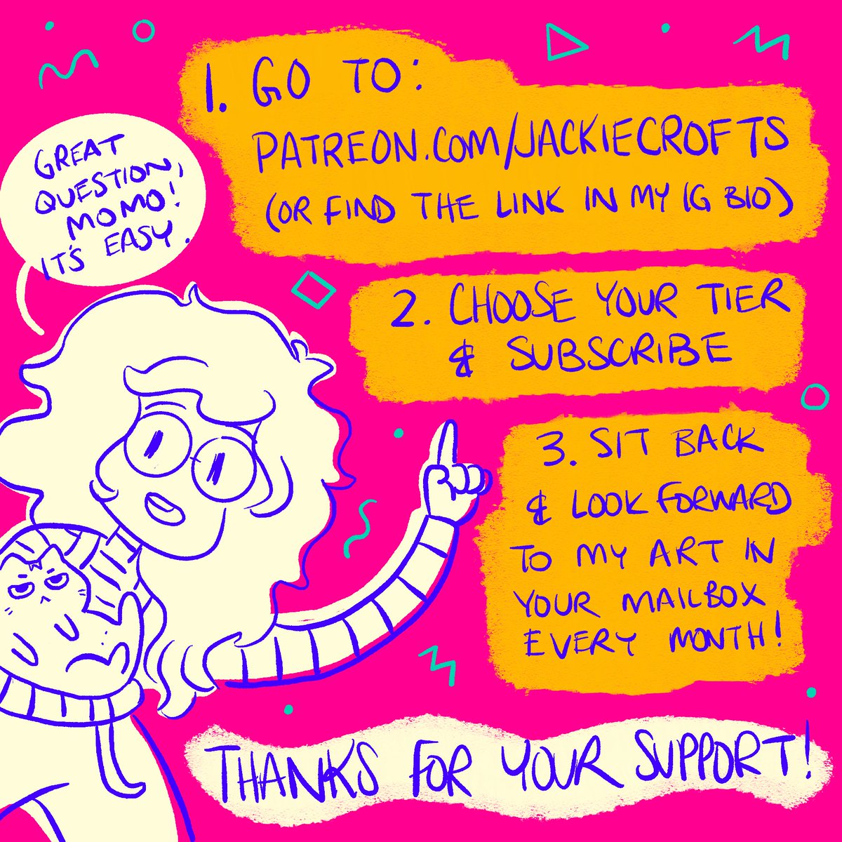 Just a reminder! I love sending mail to people every month ✨✉️✨