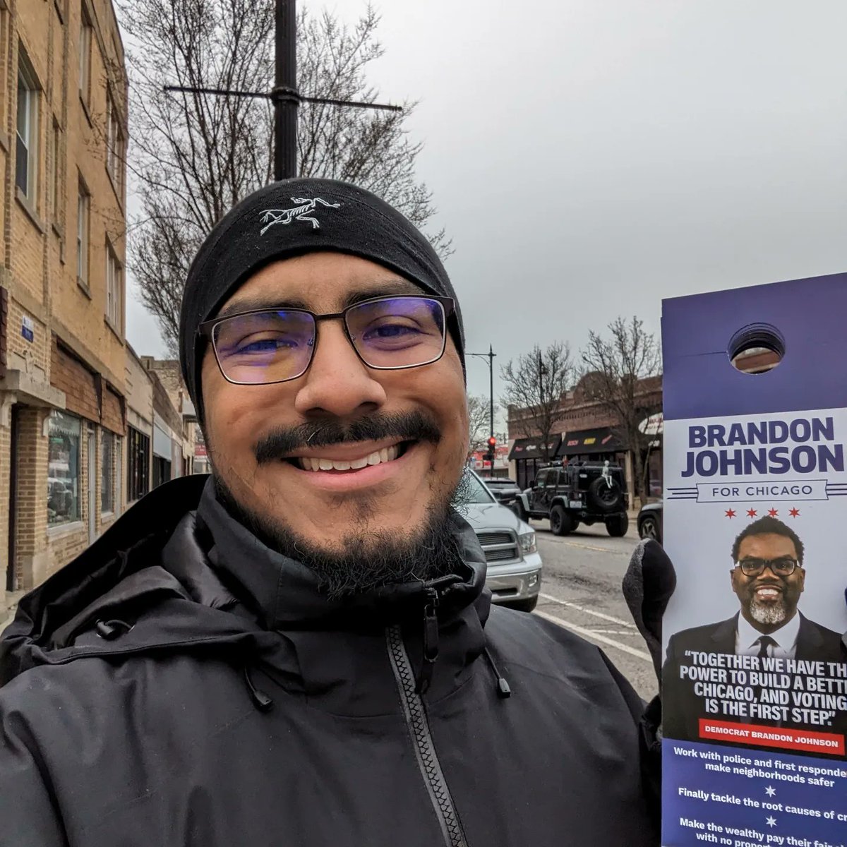 francofor38's tweet photo. Spent this weekend canvassing for Brandon Johnson https://t.co/R51NZrL1yd