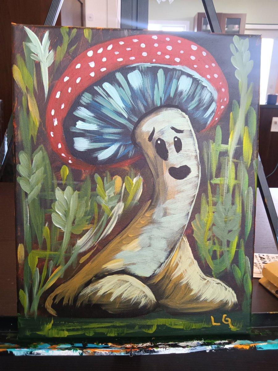 How it finished. I love this mushroom. Like, holy shit I'm sentient.  <a href="/Artsherpa/">Cinnamon Cooney</a>