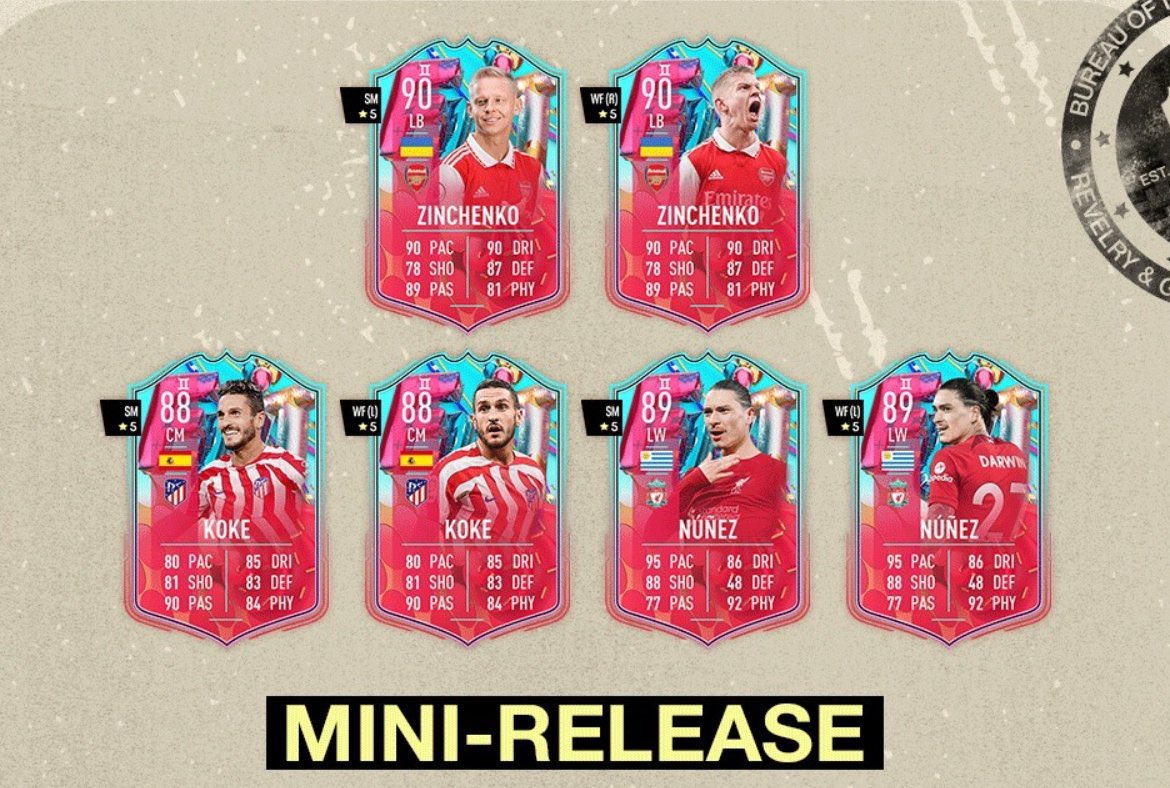 BeSoccerTeam's tweet photo. 🚨MINI RELEASE YA DISPONIBLE 

Cada jugador tiene 2 versiones, con 5 SKILLS o 5 PM https://t.co/2keYiIJoVG