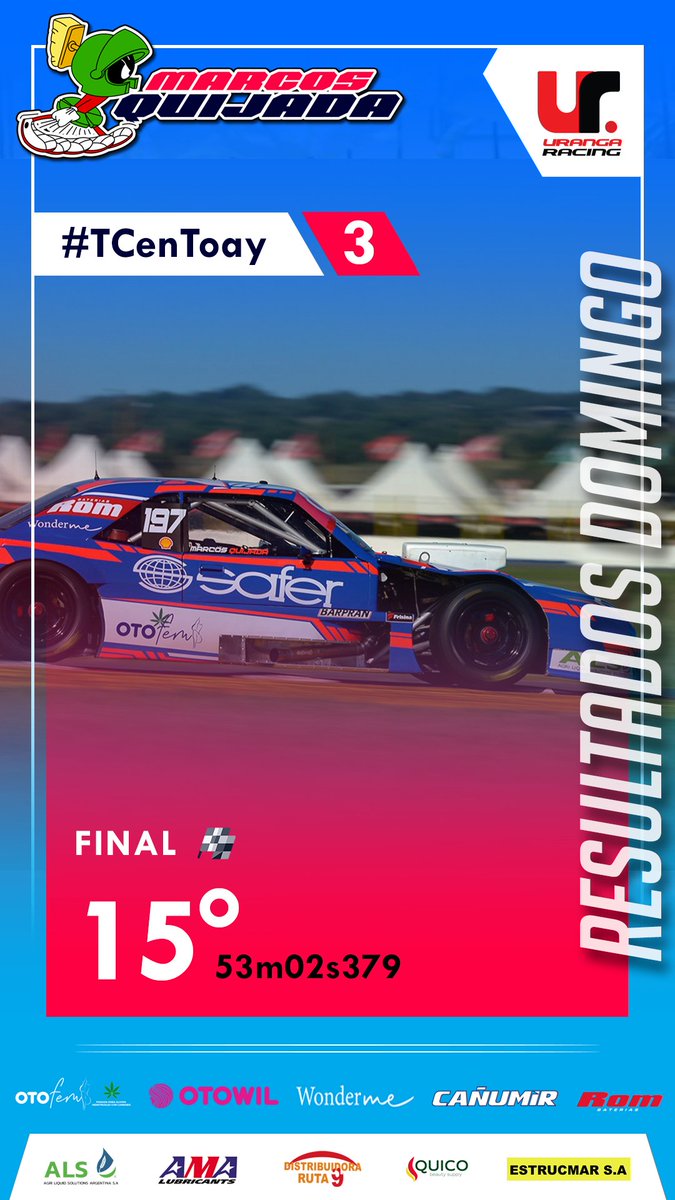 MarcosQuijada15's tweet photo. #TCenToay 👉 P15 para nosotros en una final muy divertida! Avanzamos mucho, hicimos un buen trabajo en boxes y nos llevamos los primeros puntos en el debut con el #URRacing!
-
-
📱 @mtintegralpress | 📸 @German_Alt https://t.co/jnt7J02eNa