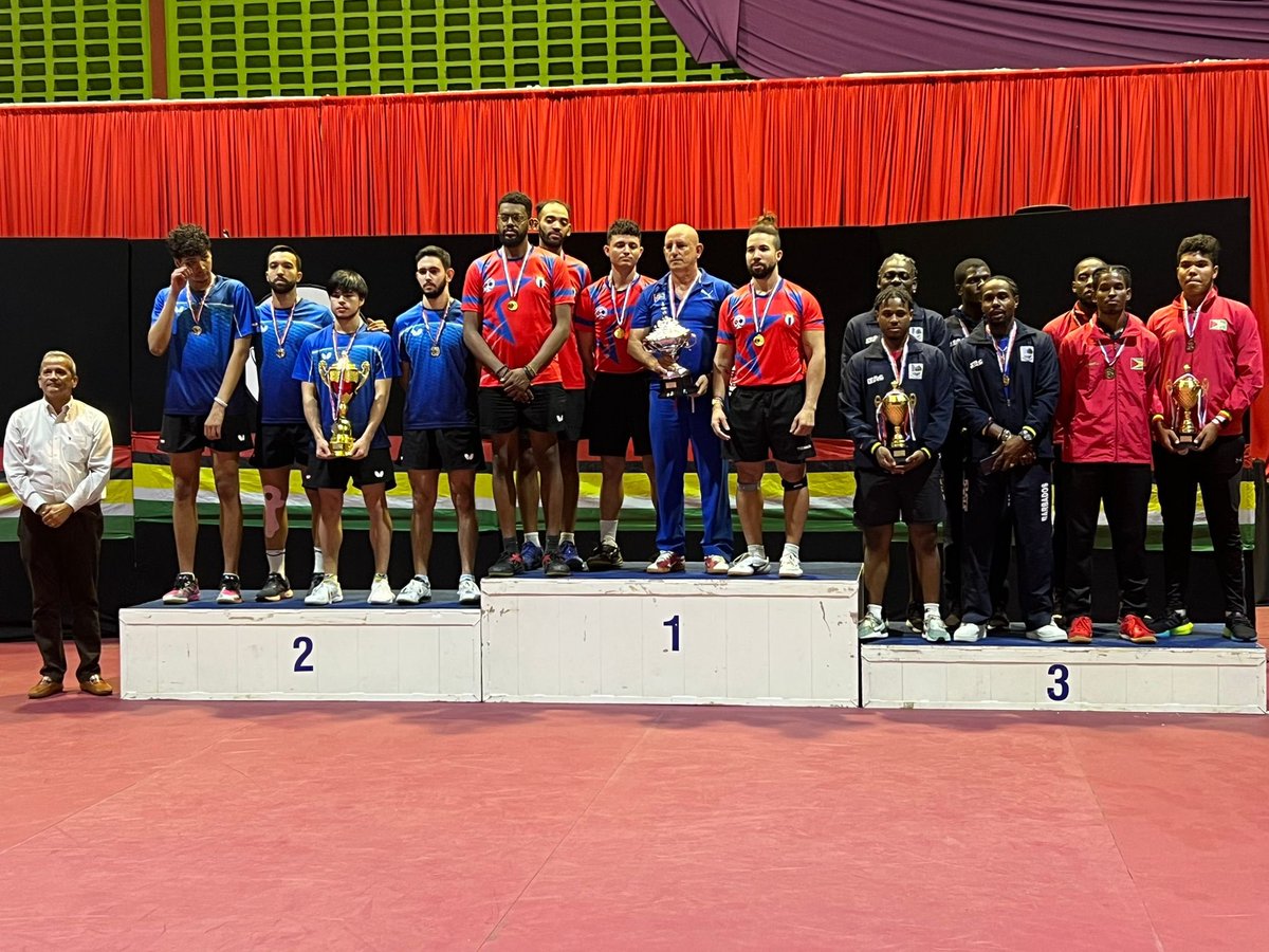 daniglezng's tweet photo. Caribbean Championships:
Clasificados a los Juegos Panamericanos ✅ 
Oro 🥇 en mixtos 
Plata 🥈 individual y equipos
Bronce 🥉 dobles masculinos
¡Siempre agradecido con el apoyo! https://t.co/ZZ7FOPRL1H