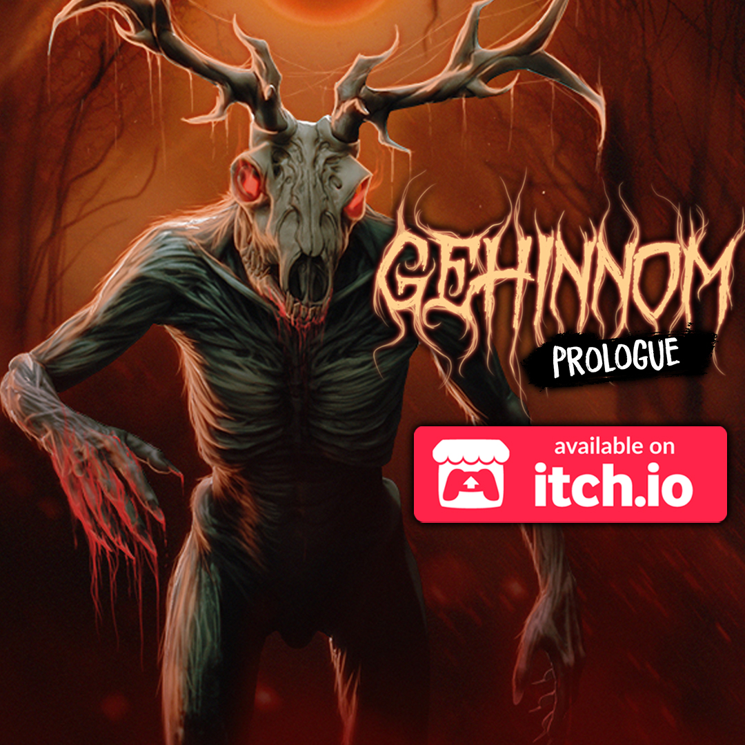 Gehinnom Prologue is now released for free on <a href="/itchio/">itch.io</a> 

🔗chaosminds.itch.io/gehinnom-prolo…
Can you survive hell and banish the demon that hunts you?

#madewithunity #gamedev #indiegame #indiedev #Unity3D #indiegamedeveloper #indiegames