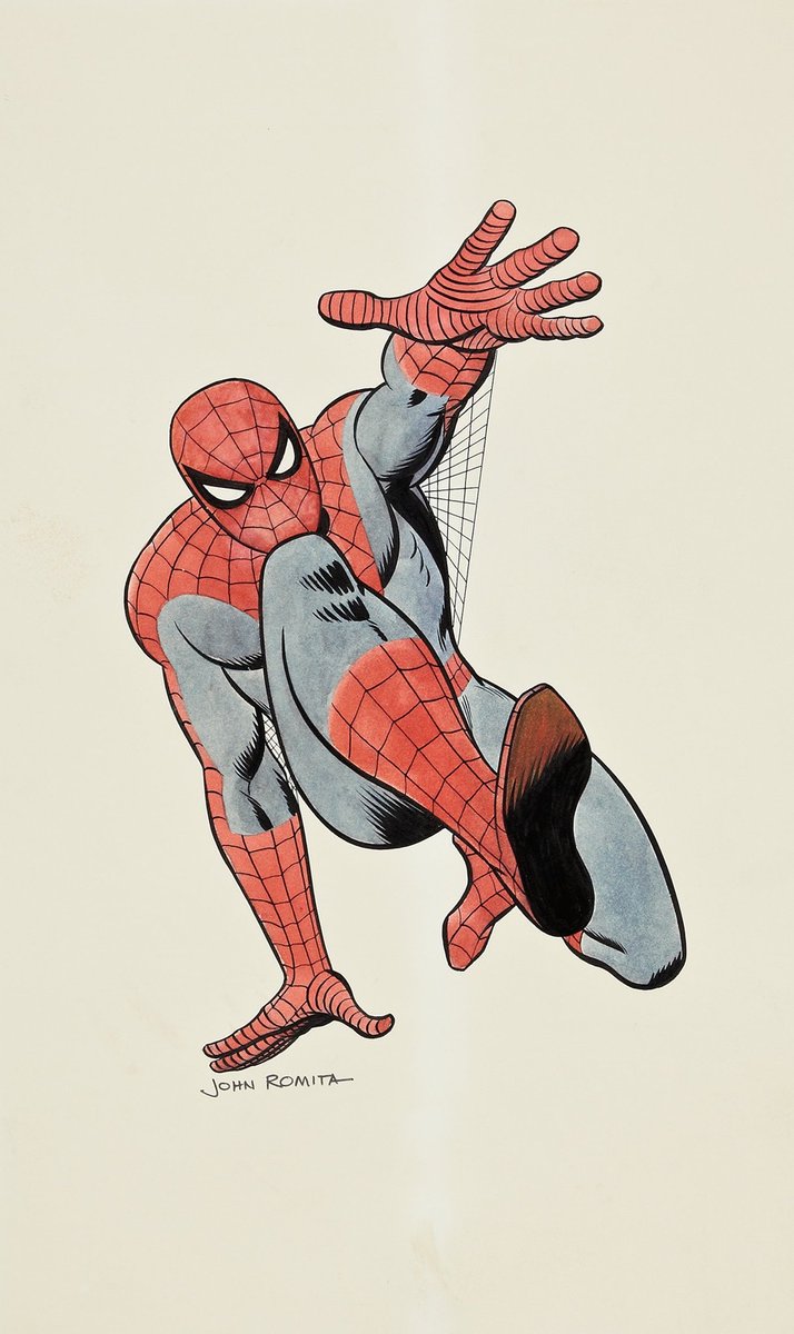 RT @spideymemoir: Spider-Man by John Romita! https://t.co/wXlMA31Du3