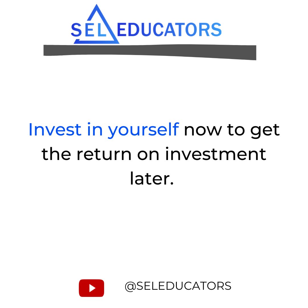 Investing in yourself is the best investment you can make. Take chances, build your resume, and change your life. #Edupreneur #SideHustle #SELeducators 💰📚

Watch EP 236: rfr.bz/t5m9l59
SEL Educators: rfr.bz/l5ifv18
Dash Podcast: rfr.bz/i4m89nb