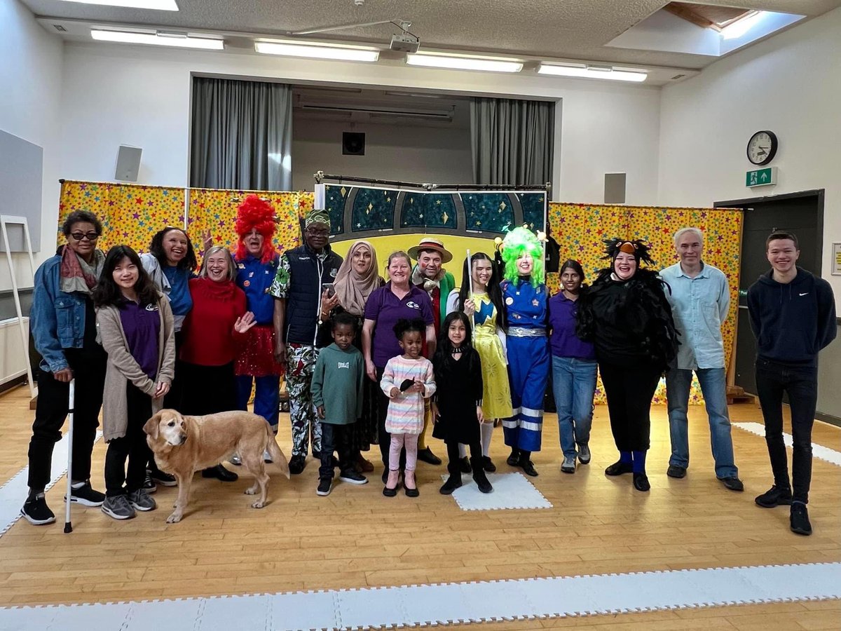 Thank you so much @CroydonVision for having us yesterday for a wonderful workshop, touch tour and show! #panto #accesibletheatre #theatre #extant #superpowerpanto #simplysmiley #simplysmileyproductions #diversity #inclusivetheatre #touchtour #workshop #croydonvision