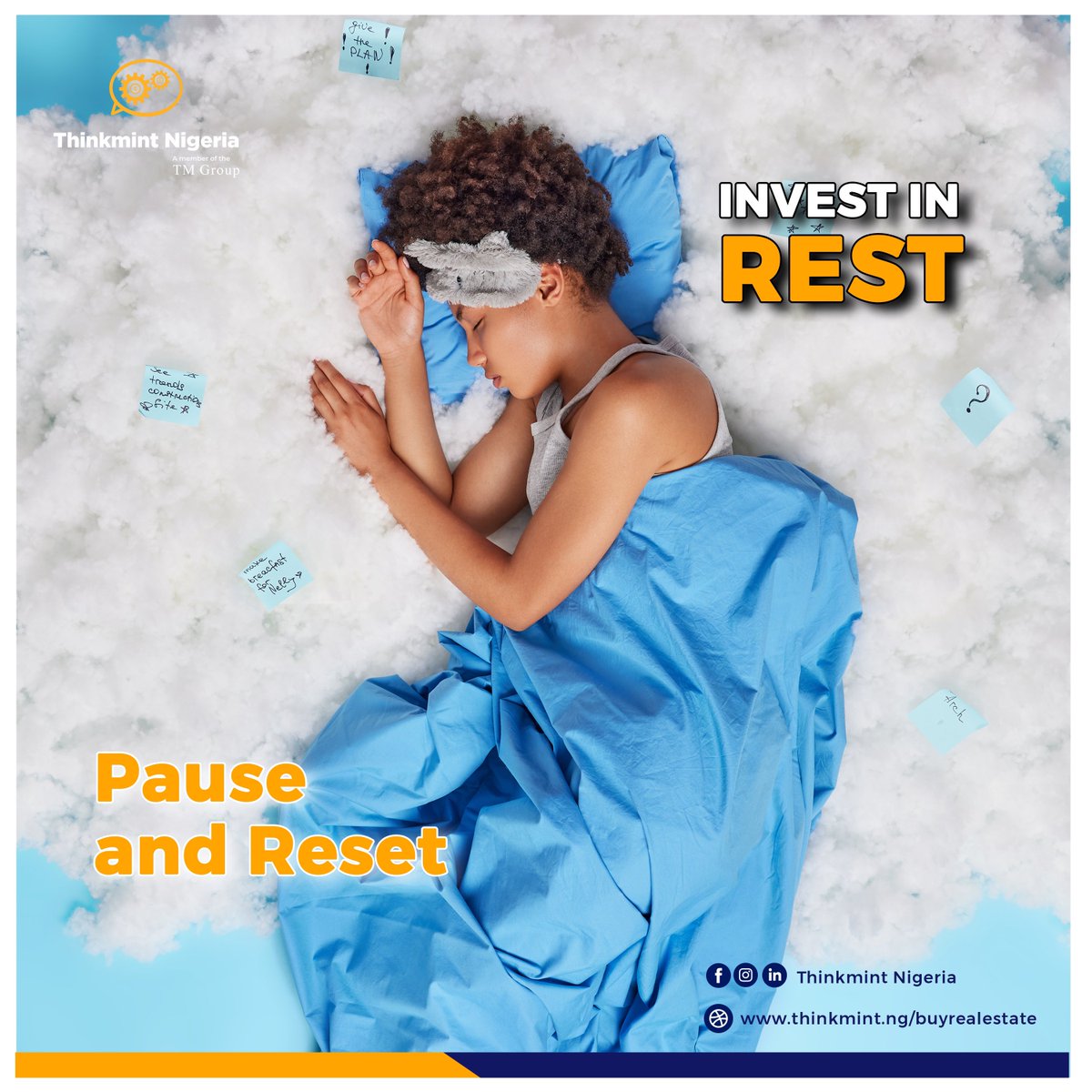 ThinkmintN's tweet image. The weekend is almost over. We hope you took time out to PAUSE &amp;amp; RESET 🌑

Invest in Rest. 

To schedule an inspection with an option of a pick-up or drop off, kindly contact us on
📞 +234 809 784 5065

🔹thinkmint.ng/buyrealestate

#buyrealestate #propertyforsale #investinrest