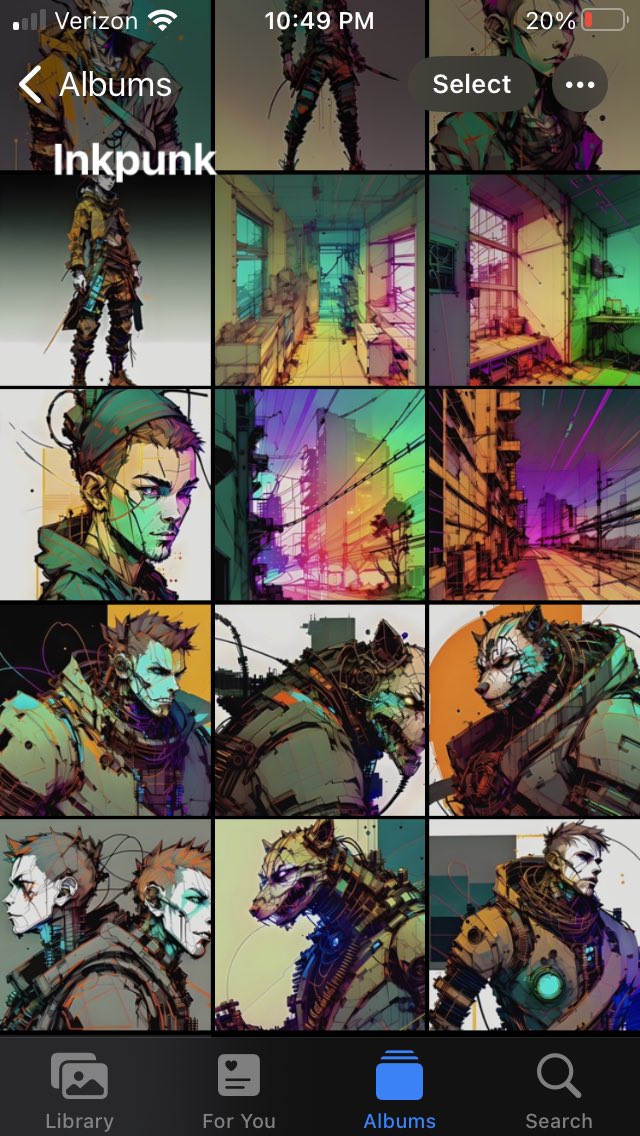 DarkWorldArts's tweet image. And it begins…
#InkpunkDiffusion