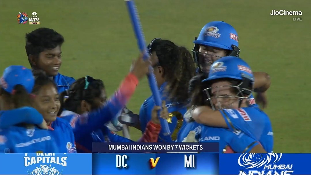 MUMBAI INDIANS - WPL CHAMPIONS 2023 🏆
<a href="/mipaltan/">Mumbai Indians</a> 💙