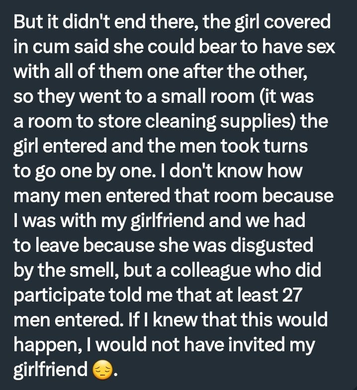 Pervconfession On Twitter He Went To A Party And A Girl Got Gangbanged