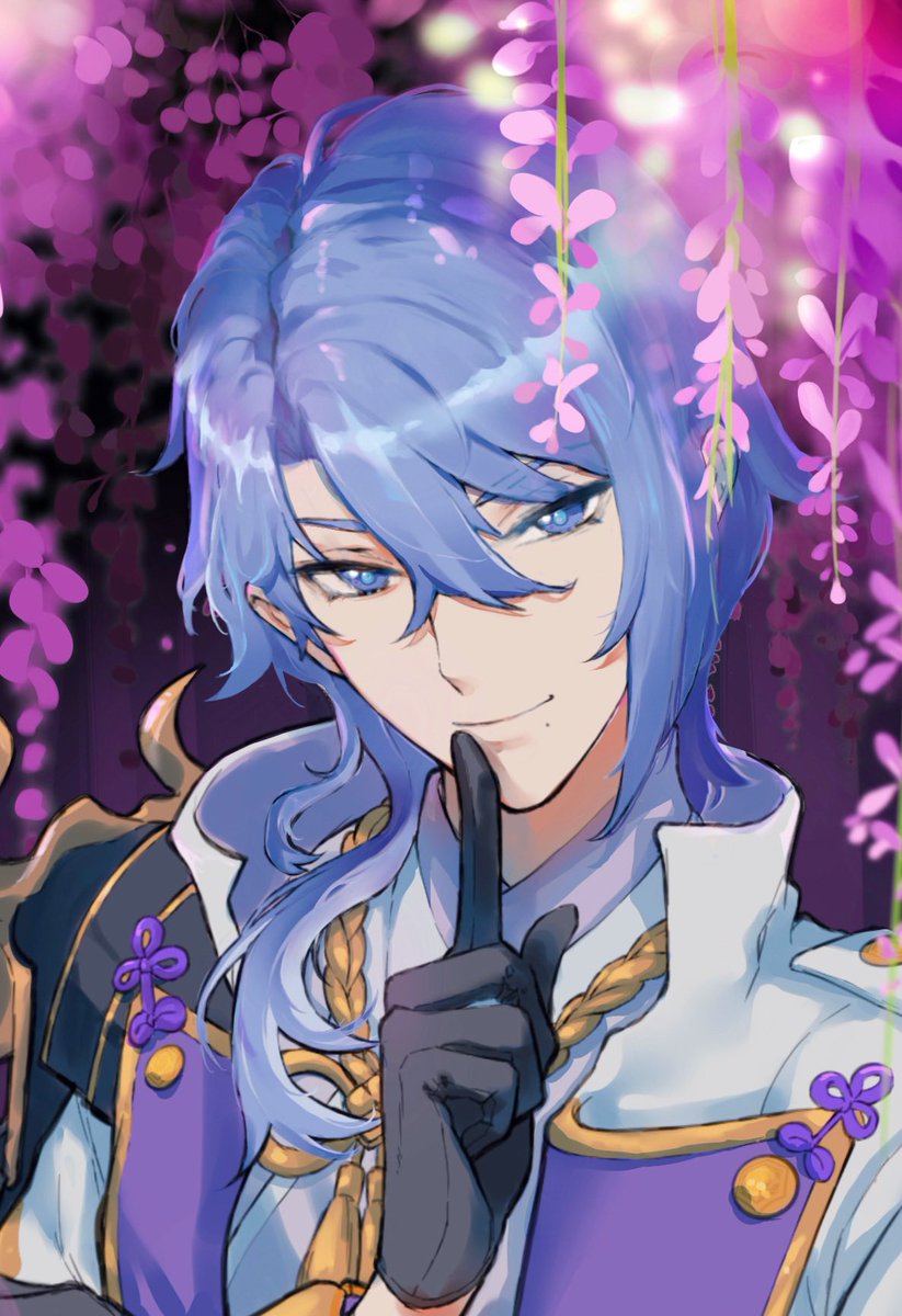 S_sevenx's tweet photo. #神里绫人 #Ayato  神奇，昨天晚上发的绫人贺图居然被吞了……重发一次……绫人，生日快乐🥰🥰🥰 https://t.co/hl7qmTUP0r