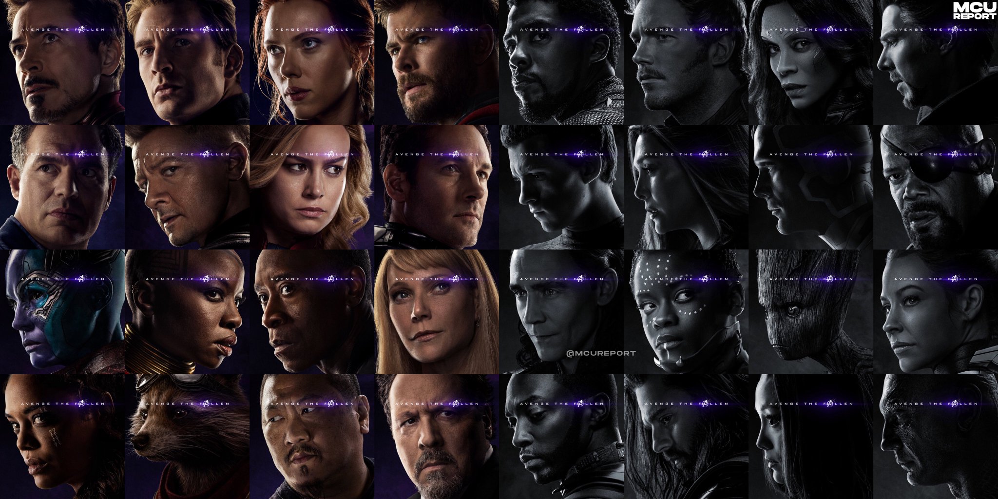 Alternate MCU Cast In Endgame Poster (Apexform Twitter) : r