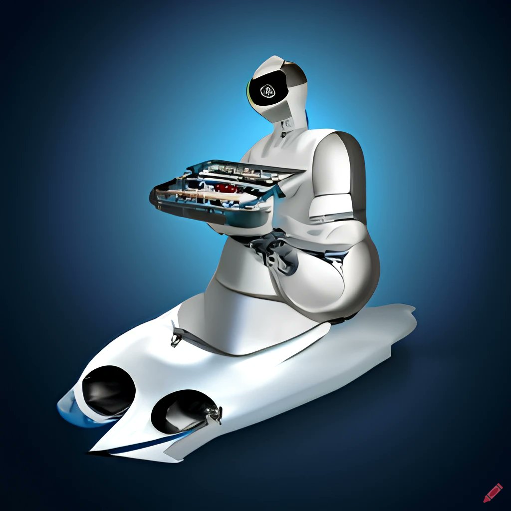 OrbitingInnos's tweet photo. Get ready for robot-assisted surgeries! Advanced surgical robots with incredible precision will work alongside human doctors, making complex procedures safer and reducing recovery times. 🤖🔬👨‍⚕️ #RoboticsInMedicine #SurgicalRevolution #HealthTech #chatgpt #craiyon https://t.co/4S8f0bDn6O