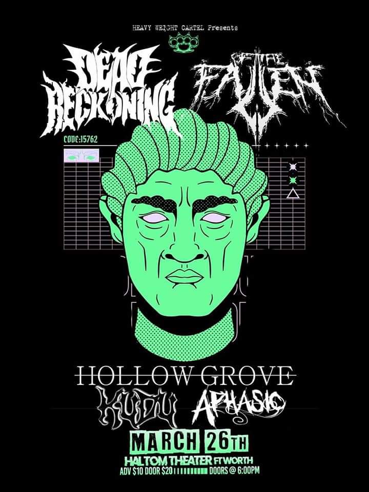 Tonight! DOORS @ 6PM / Show 7pm

$10 Adv / $20 Door / All Ages
eventbrite.com/e/dead-reckoni…