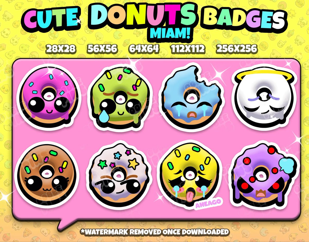 OobeePins's tweet photo. The donuts family is now available!
https://t.co/bwFjj67rVJ
#badge #icon #emoji #food #aliment #cutedonuts #donutsfood #donut #biscuit #healthy #foodstagram #dinner #delicious #foodies #cooking #yummy https://t.co/DcVsORNovm