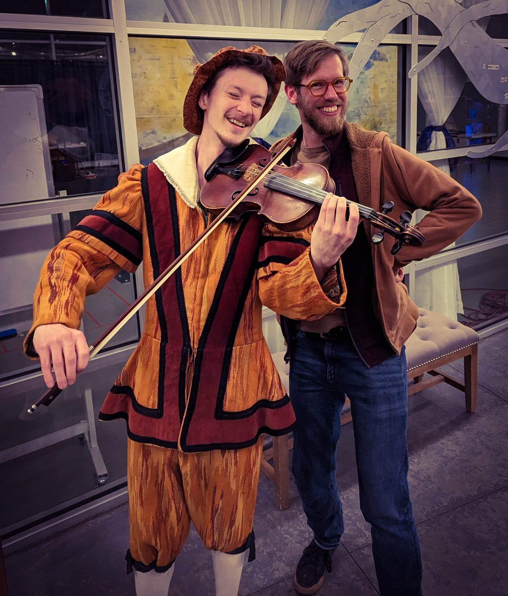 Dandelion Williams is a singer-songwriter based out of Memphis, Tennessee. Accompanied by fiddle-swashbuckler Ethan Baker, his music is rooted in the American folk tradition.
Catch him playing tunes with us Friday 3/31 at Theatreworks!