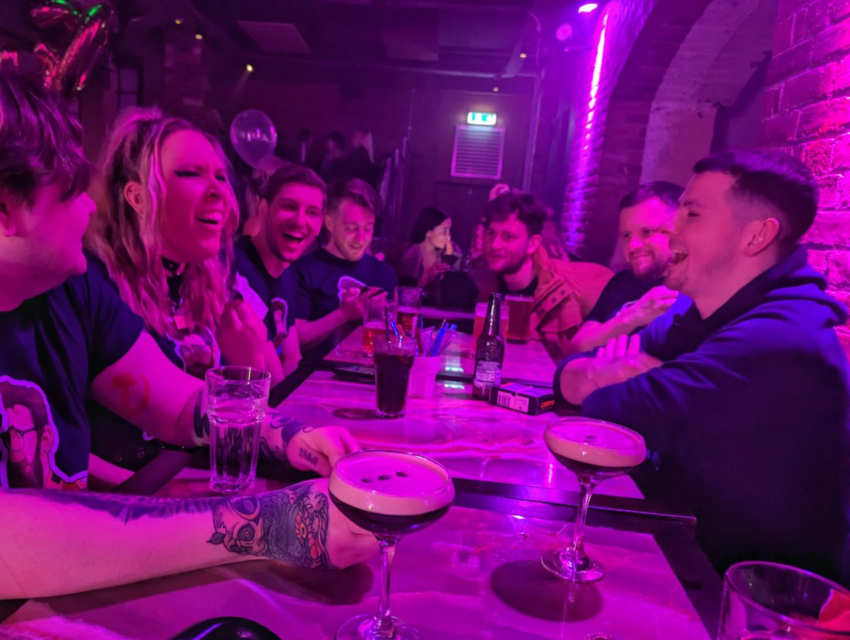 SamAdamWright's tweet image. Currently operating on 3 hours sleep 😳 But it was worth it to celebrate Josh's #StagWeekend! We ate well, partied hard, and survived Squid Game relatively unscathed 😅 Shout out to @TshirtExpert for the fantastic clothing featuring His Royal Highness!