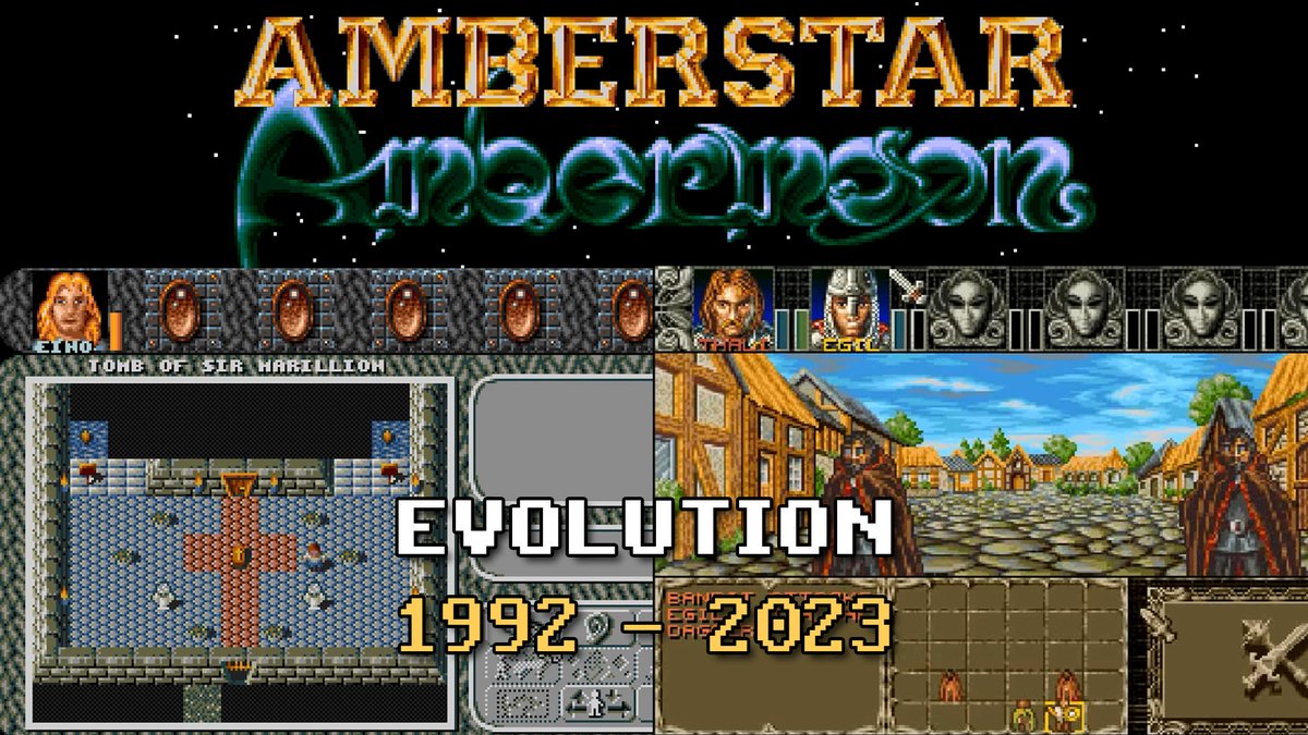 ClassicGameSess's tweet photo. Amberstar and Ambermoon ('92 - '93) are the first two RPGs in the unfinished trilogy by Thalion Software. Quality dungeon crawlers for the Amiga, Atari ST, and DOS with a recent fan-made remake and expansion. 

https://t.co/M5APPmTTWe

#amberstar #ambermoon #rpg #amiga #dosgaming https://t.co/lrwMBEAthj