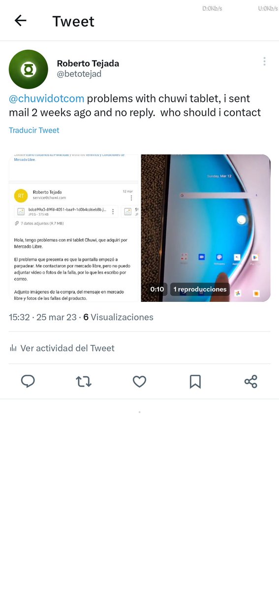 betotejad's tweet photo. #HiPadPro After 5 months of use the #tabletchuwi stopped working correctly. And #supportechuwi #Chuwi do not answer emails or Twitters. Bad service, bad equipment, don't buy them... @chuwidotcom https://t.co/sZfyGSbzio