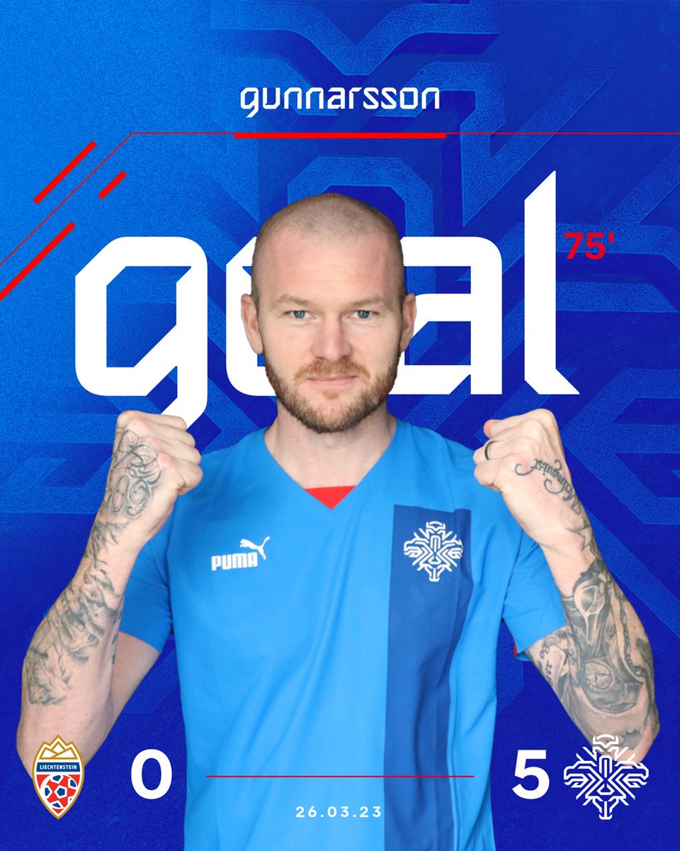 Aron Einar Gunnarsson skorar þrennu!
#fyririsland