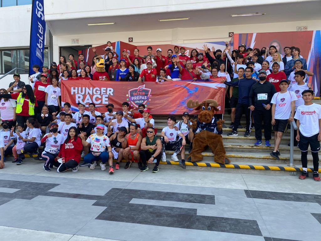 UPAEP's tweet photo. Vivimos toda una gran experiencia durante la #HungerRace. 🏃🏻♂️ https://t.co/QgbFTUvss9