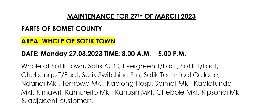 Kenya Power tweet media