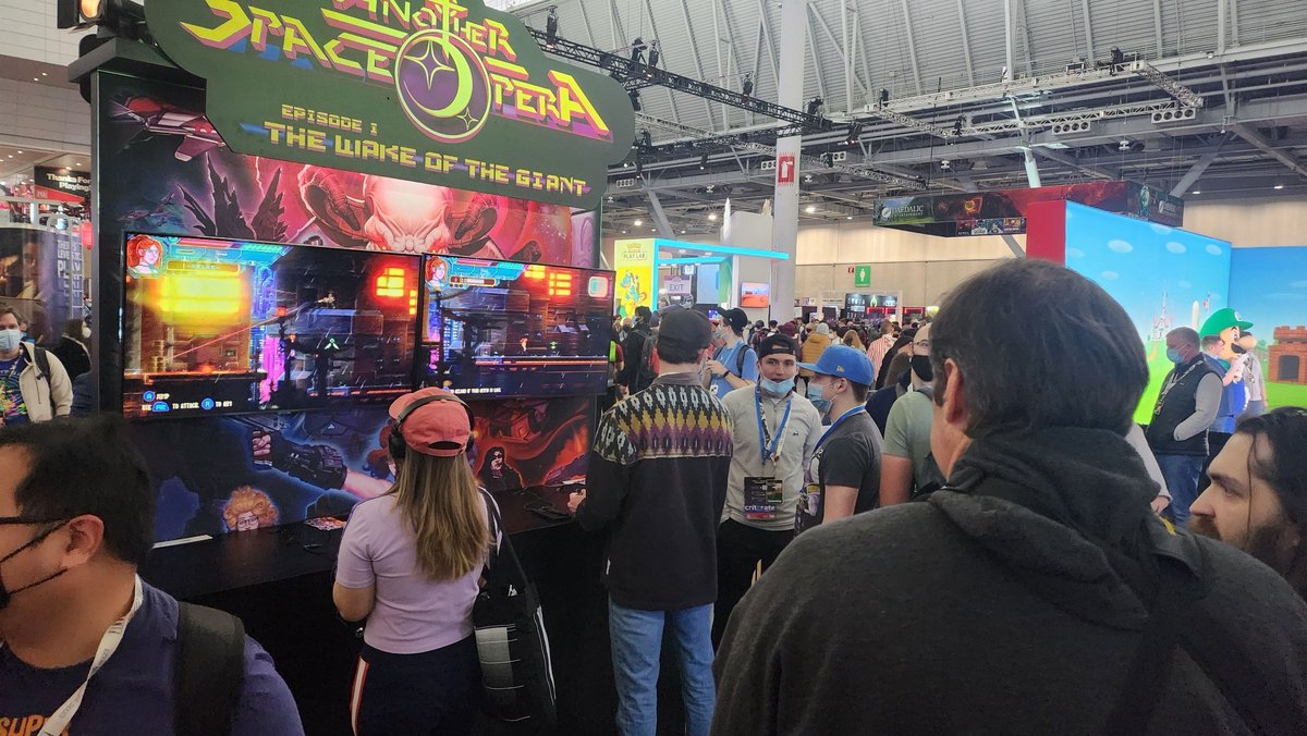 Be sure to swing by the <a href="/PMStudiosUSA/">PM-Studios</a> booths and try Another Space Opera before the doors close at #PAXEast 2023 !