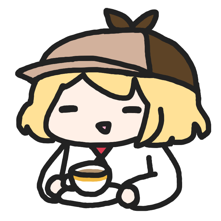 watson amelia 1girl blonde hair hat holding cup solo smile  illustration images