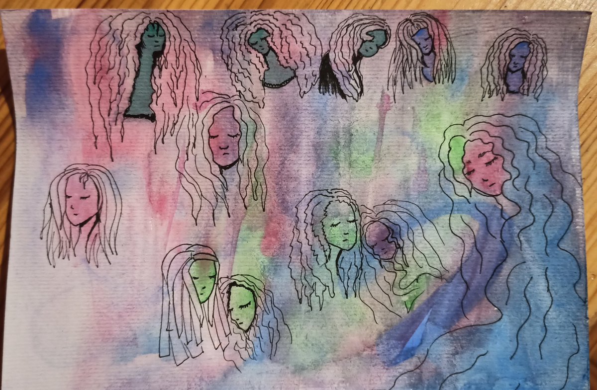 werska04's tweet photo. I've tried #reverscoloring and I think it really makes you be creative

#watercolor #lineart #artistontwitter #art https://t.co/gyCHqTYrMu