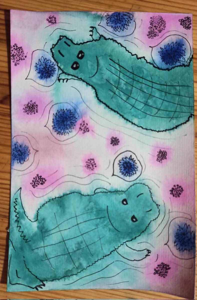 werska04's tweet photo. I've tried #reverscoloring and I think it really makes you be creative

#watercolor #lineart #artistontwitter #art https://t.co/gyCHqTYrMu