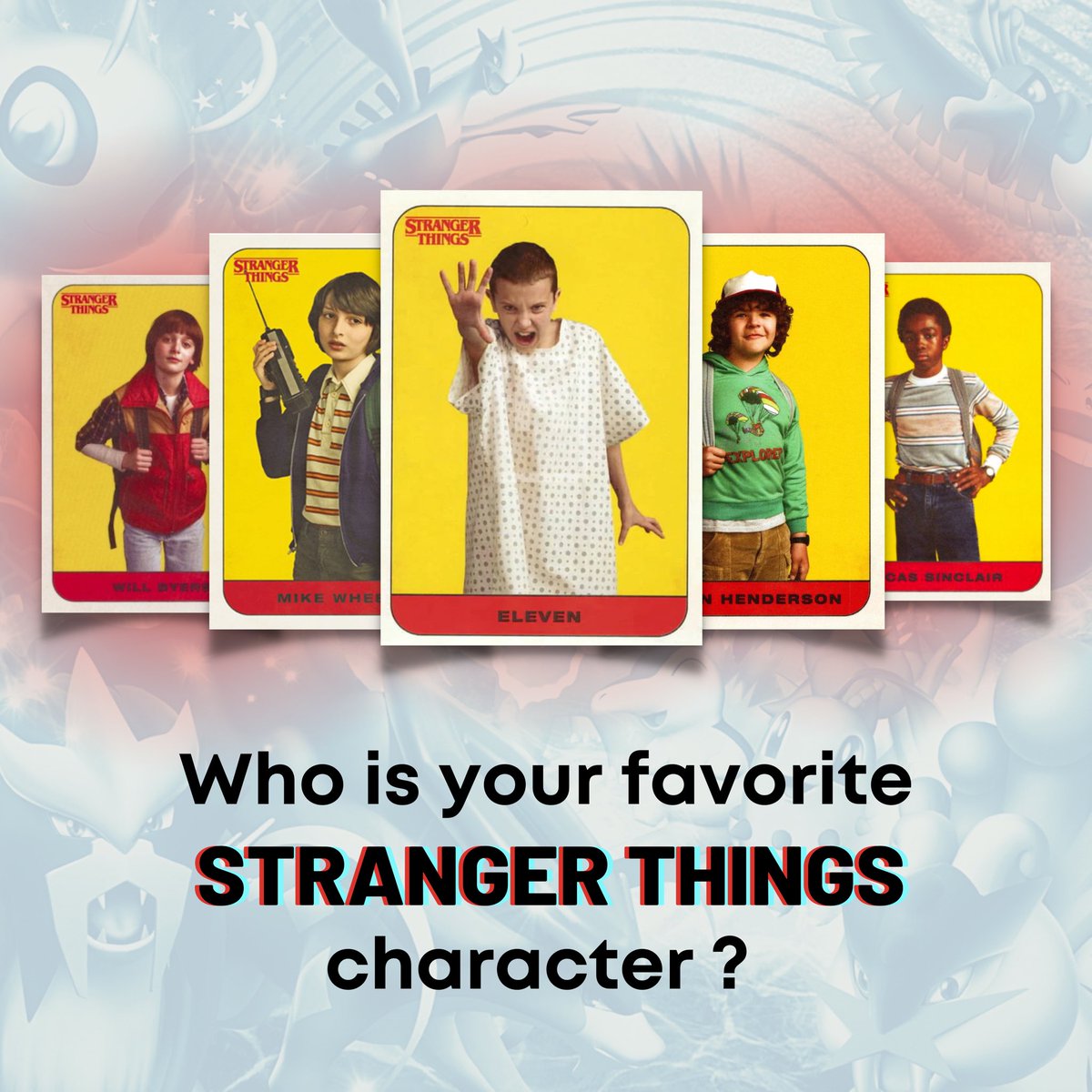 special1cards's tweet photo. It is one of the most successful series of recent years, and with unforgettable characters! 😍

What's the most awesome card? 🔥

 #authentication #authenticationservice #tradingcards #SOC #specialonecards #strangerthingscards #StrangerThingsSerie #strangerthingsfans https://t.co/6CVifB6dAr