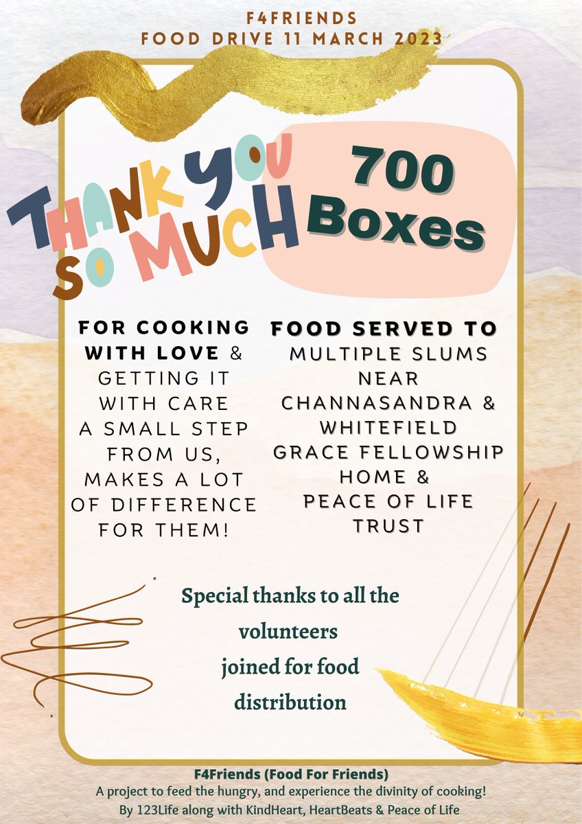 Thank you all for supporting #123Life